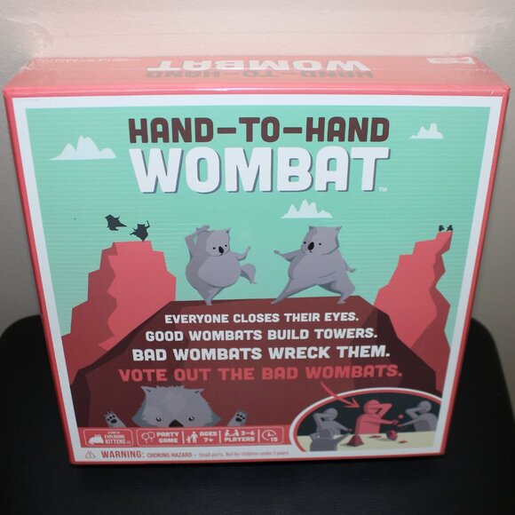 3/$77❤️new sealed HAND-TO-HAND WOMBAT game Exploding Kittens party fun teamwork - Picture 2 of 16